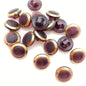 Button 10mm Dark Amethyst - BUTTON-0037-B