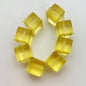 Cube 14mm Jello Yellow - FY-0044-E