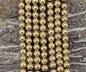 Gold Plated Hematite Round