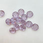 Button 12mm Periwinkle Faceted - BUTTON-0422-B