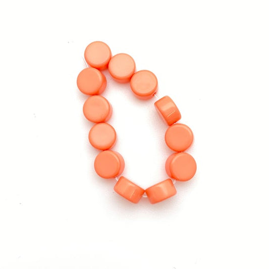 Disk 8mm Vintage Coral - IT-FY-0082-A