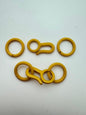 Hook Clasp w/rings 32mm/21mm Ocra