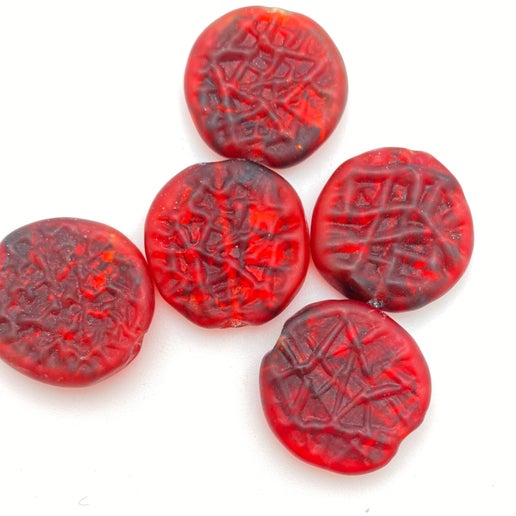 Baroque Flat 22mm Fire Poppy - YAYIN