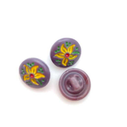 Button 10mm Lavender - BUTTON-0140-B
