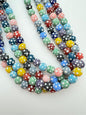 Lampwork Glass Matte Dot Mix 10mm