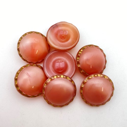 Button 18mm Rose/gold - BUTTON-0448-B