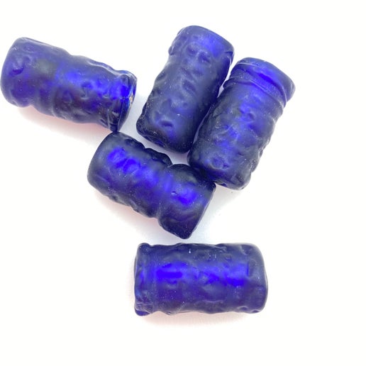 Baroque Tube 22x12mm Cobalt - YAYIN