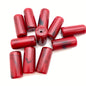 Barrel 30x15mm Red-Jet Marble