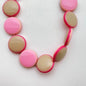 Layered Lentil 20mm Multi Cotton Candy