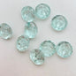 Button 12mm Mint Faceted - BUTTON-0466-D