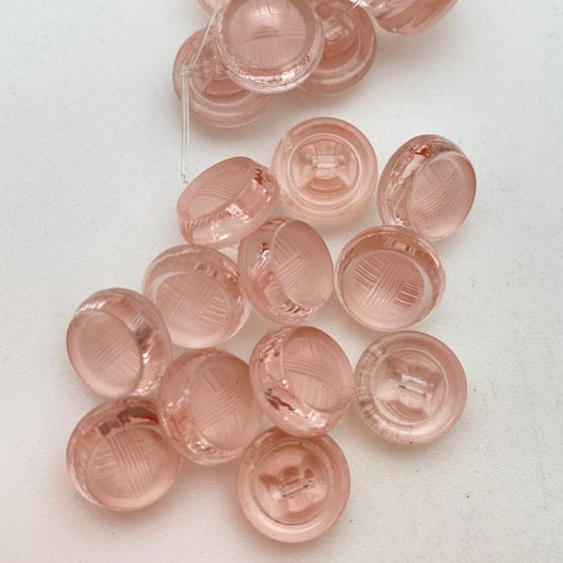 Button 12mm Lt pink - BUTTON-0441-B