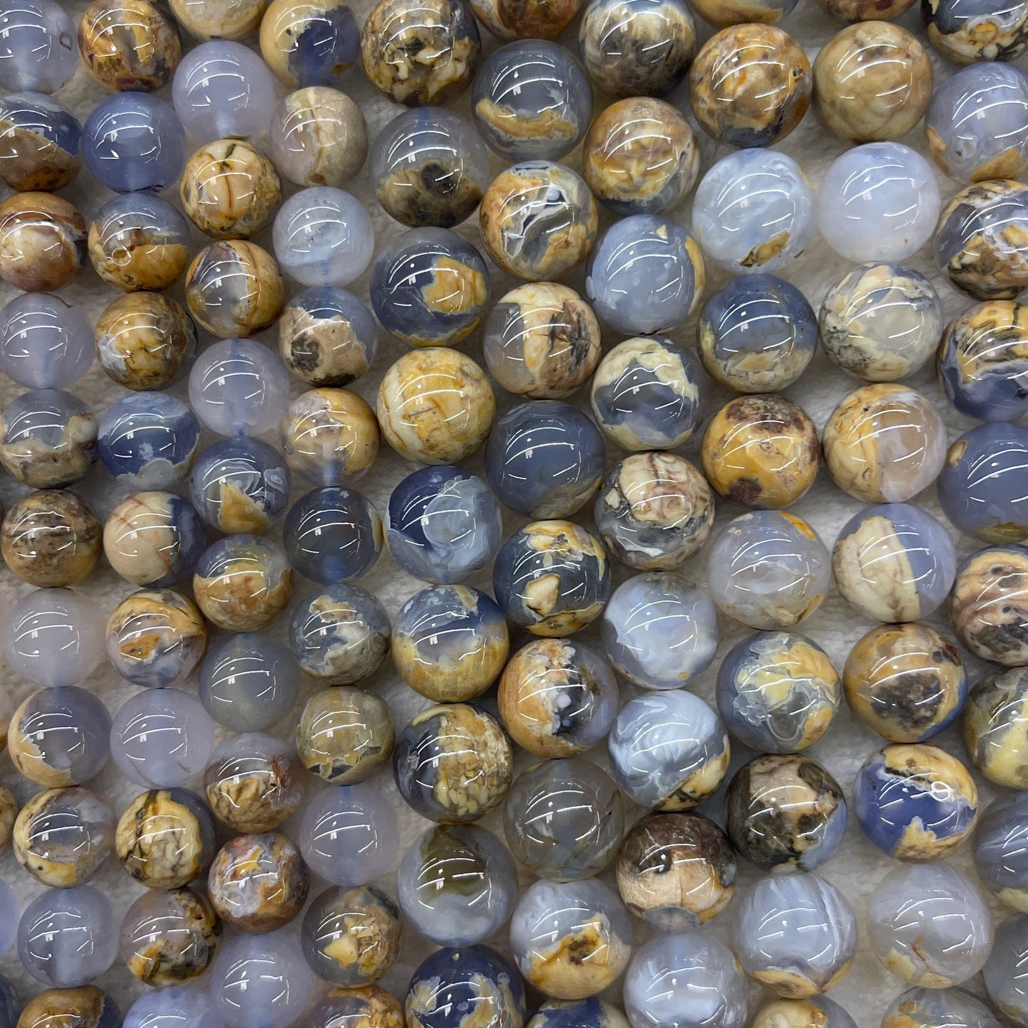 Skin on Blue Chalcedony Round