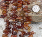 Red Agate, Vertical and Horizontal Hole, Nuggets