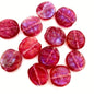 Baroque Flat 14mm Ruby Opal - YAYIN