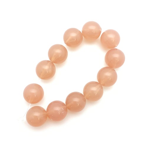 Round 12mm Beige Opal