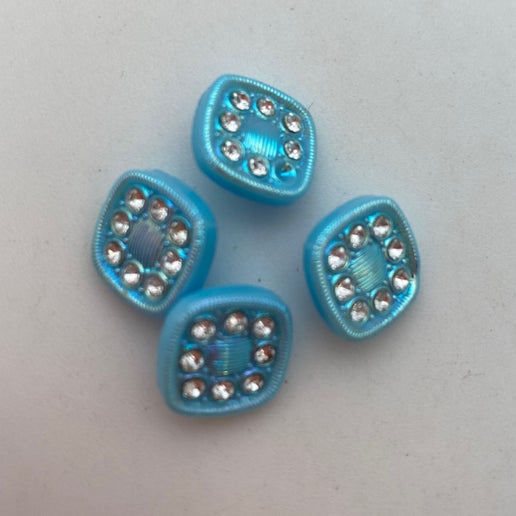 Button 14mm Pale blue - BUTTON-0467-D