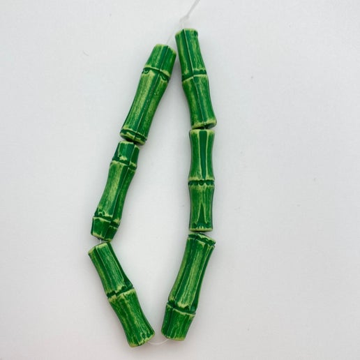 Bamboo 30x8mm Green