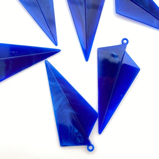 80's Style Drop 62mm Cobalt Marble