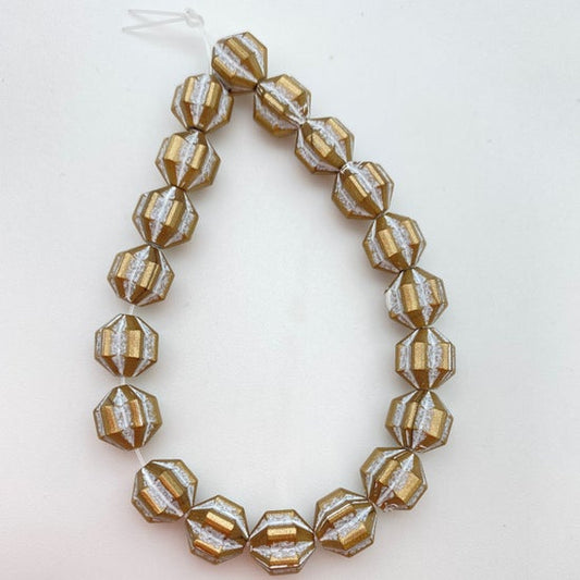 Inlay Hex Melon 9mm White/Gold