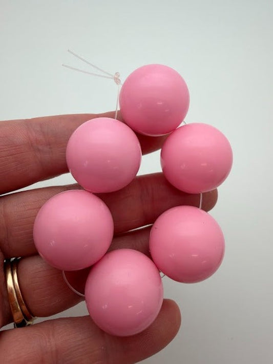 Round 22mm Pink