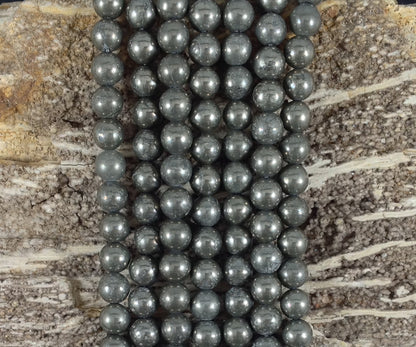Pyrite aka Fools Gold Round 6mm 8mm