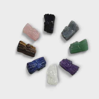 Mayan/Aztec Quetzalcoatl Dragon Head, Feathered Serpent Head, Bead Spacer, (1pc) flying reptile