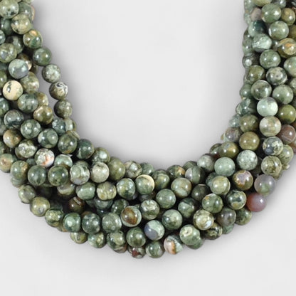 Rhyolite aka Rainforest Jasper Round