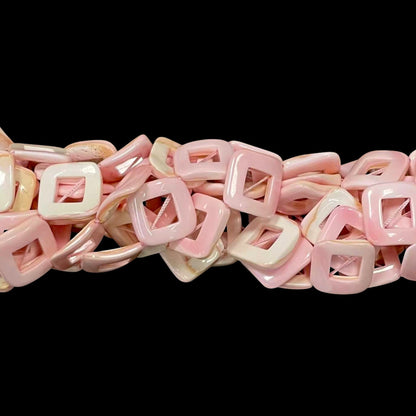 Queen Conch Shell Square Rings, 26mm 32mm