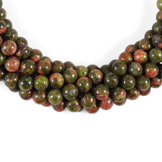 Unakite Round 6mm 8mm