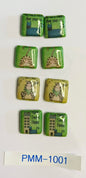 Decoupage Beads Cat Prints