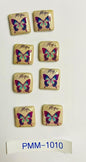 Decoupage Beads Butterflies - with Hope 20 mm square PMM-1010