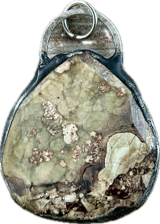 Mushroom Agate Pendant