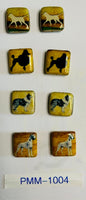 Decoupage Dogs prints 20mm square PMM-1004