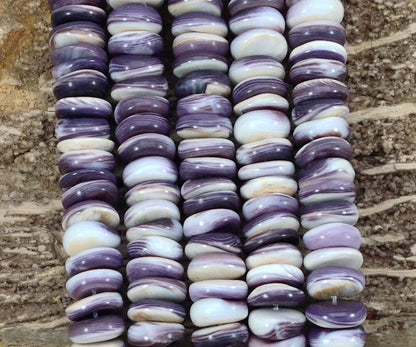 Wampum Quahog Shell Rondelle