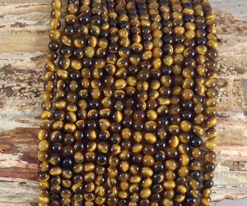 Yellow Tiger Eye Round